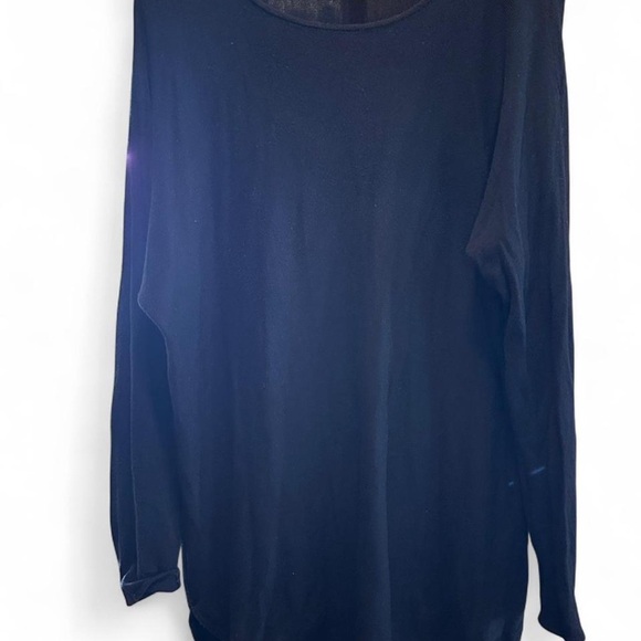 Michael Kors Black Long Sleeve Sweater Dress size Large - Picture 3 of 6